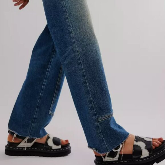 Dr. Martens Black and White Mules - Picture 3 of 16